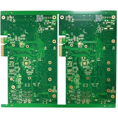 Harga yang pantas ENIG 8 Lapisan Papan PCB Kaku Silkscreen Putih KB6160A Hijau 1.6mm on line