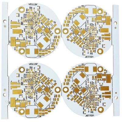 Harga yang pantas ENIG 2 Lapisan aluminium PCB Elektronik Bahan PCB Kaku 1.55mm on line