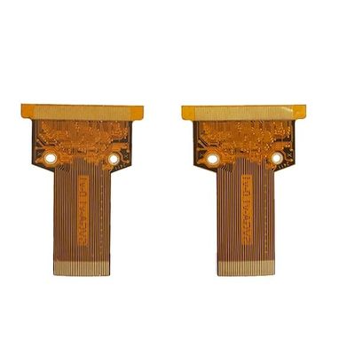 Harga yang pantas 2 Lapisan Papan Sirkuit PCB Fleksibel 1oz 0,3mm Film Sampul Kuning on line