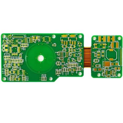 Harga yang pantas 2oz Rigid Flex PCB 8 Layer ENIG Green Cover Film Putih 1.5mm on line