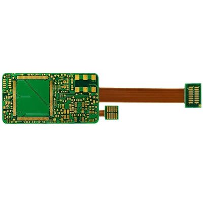 Harga yang pantas Tahan Lama 8 Lapisan Rigid Flex PCB ENIG 1.33mm Papan Sirkuit Hijau on line