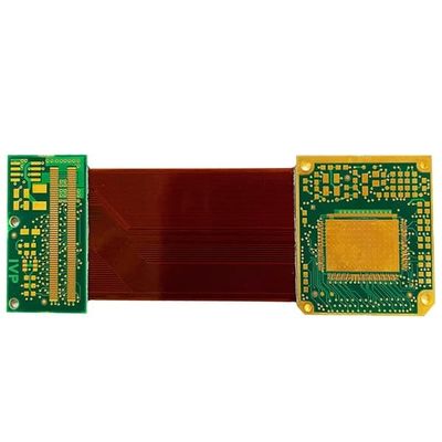 Harga yang pantas ENIG Rigid Flex Printed Circuit Board 1.4mm Film Sampul Hijau PCB Enam Lapisan on line