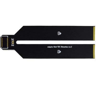 Harga yang pantas 4 Lapisan Rigid Flex PCB Black Cover Film Putih 0.75mm 23.78*70.89mm on line