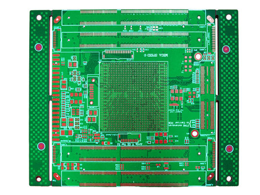 Harga yang pantas 1oz HDI PCB Hijau 16 Lapisan PCB Papan ENIG S1000-2M 124*101mm on line