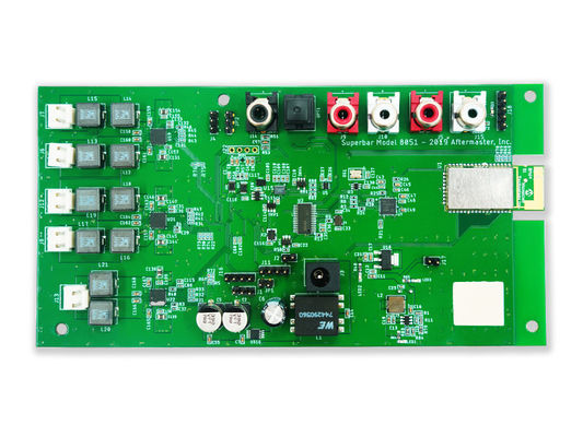 Harga yang pantas 6 Lapisan EMS PCBA ENIG 1.6mm Perakitan Komponen PCB FR408 0.25mm on line