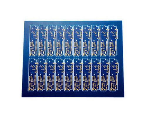 Harga yang pantas Custom Quick Turn PCB High TG 3mil Blue PCB Board Intelligent Security PCB on line