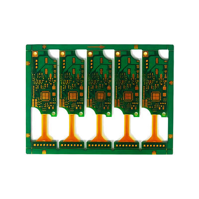 Harga yang pantas HASL Rigid Flex PCB 4MIL Ukuran Lubang Golden Triangle PCB 2 Layer on line