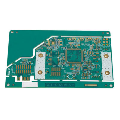 Harga yang pantas Papan PCB Sirkuit Khusus HF 1.7oz Rogers PCB ENIG Green ROHS on line
