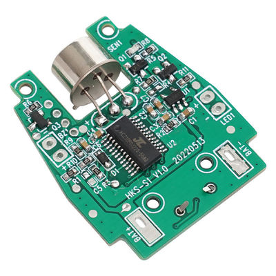 Harga yang pantas Multilayer sirkuit PCB perakitan dengan FR4 LF HAL PCB hijau untuk industri Alcohol tester on line