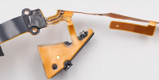 Harga yang pantas 2 Lapisan Papan Sirkuit Fleksibel Coverlay Kuning ENIG Surface Finish Untuk Produk Konsumen on line