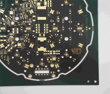 Harga yang pantas 2 Lapisan Tembaga PCB 2W/M*K Tembaga Base 1,6mm Ketebalan Hitam Soldermask Termoelektrik Pemisahan on line