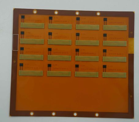 Harga yang pantas 1 Lapisan Fleksibel Printed Circuit Board 0.13mm Ketebalan Immersion Gold Dengan FR4 Stiffener on line