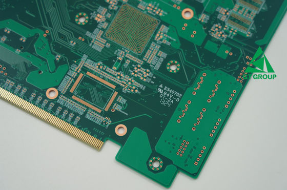 Harga yang pantas 10layer PCB Printed Circuit Board Tengah TG150 FR4 0.1mm Line OSP Dan Teknologi Jari Emas on line