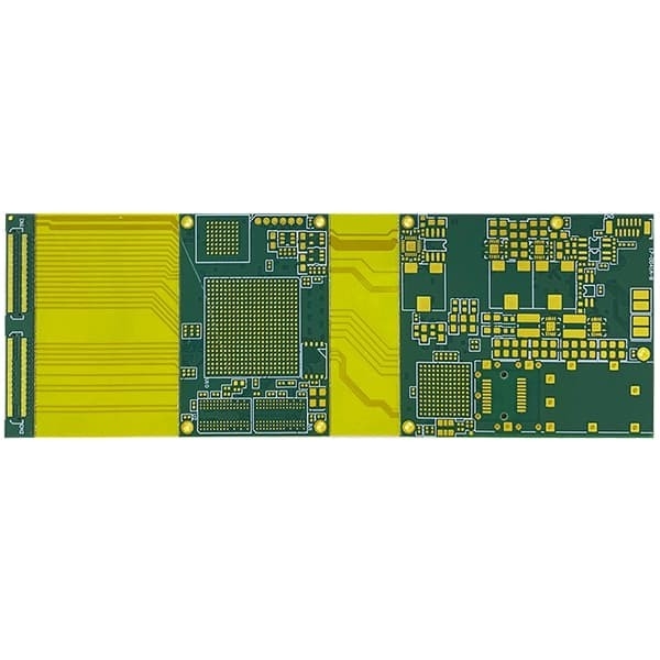 FR4 Flexible 8 Layer PCB Fabrication Green Cover Film 1.65mm