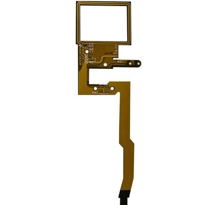 Harga yang pantas Rakitan PCB Fleksibel Tahan Lama 2 Lapisan Kuning + Film Couver Hitam on line