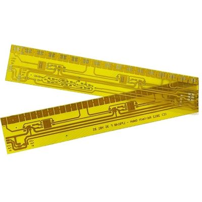 Harga yang pantas 1 Lapisan Papan PCB Fleksibel Film Sampul Kuning 1 Oz Tembaga PCB on line