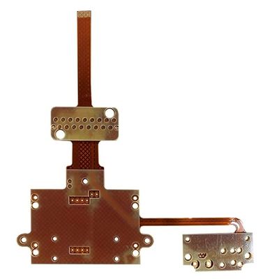 Harga yang pantas Tidak ada Silkscreen Flexible Rigid PCB 1 Layer Flex PCB Board ENIG on line