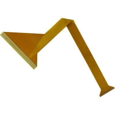 Harga yang pantas 1 Lapisan PCB Papan Fleksibel 1oz 0.8mm PCB Solder Masker Film Penutup Kuning on line