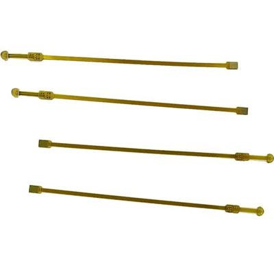 Harga yang pantas OEM 6 Layers Rigid Flex PCB Yellow Cover 1.1mm No Silkscreen Film on line