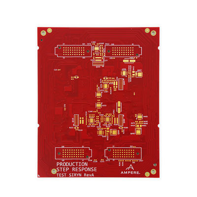 Harga yang pantas FR4 PCB Kaku 6 Lapisan 2oz ENIG 70mm * 87mm Merah / Putih Tahan Lama on line