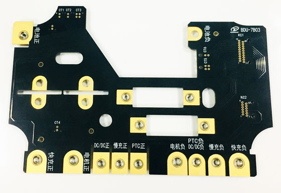 Harga yang pantas 3mm Kaku PCB 3 Lapisan Substrat Tembaga ENIG Otomotif Energi Baru on line
