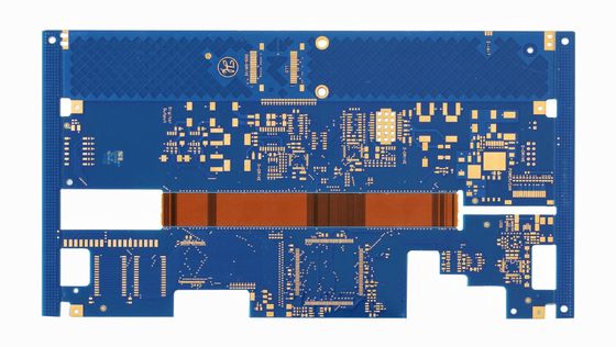 Harga yang pantas 6 Lapisan Rigid Flex Rigid PCB Peralatan Medis ENIG PCB FR4+PI+NFPP on line