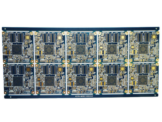 Harga yang pantas 8 Lapisan Keamanan Papan Sirkuit PCB IPC ENIG FR4 248.02mm * 112mm on line