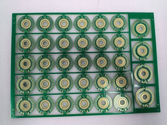 Harga yang pantas 2 lapisan FR4 PCB high TG circuit board 2.4mm dengan emas keras untuk switch putar on line