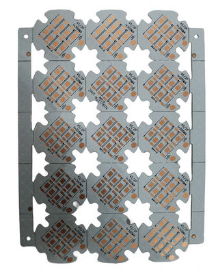 Harga yang pantas LED Aluminium PCB Board 1oz OSP Dan EING Soldermask Putih Untuk Aplikasi Pencahayaan on line