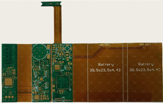 Harga yang pantas 6L Rigid Flex Circuit Boards 1.0mm FR4 Dan PI Materail Dengan EING Untuk Aplikasi Baterai on line