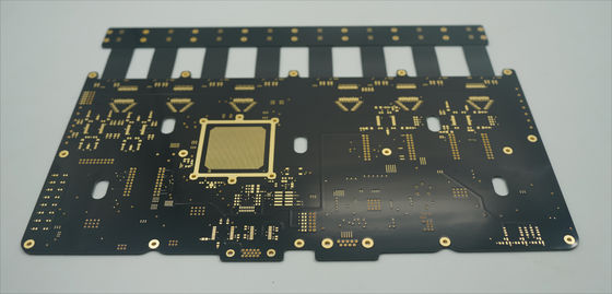 Harga yang pantas Fleksibel PCB kaku 14L PCB DAN 6 Lapisan FPC Tg170 & PI Hitam Dengan Lubang Buta on line