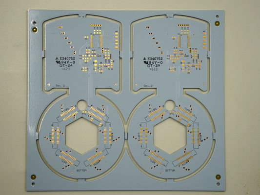 Harga yang pantas Papan PCB kaku 4 lapisan FR4 dan pengeras putih soldermask EING untuk aplikasi pencahayaan on line