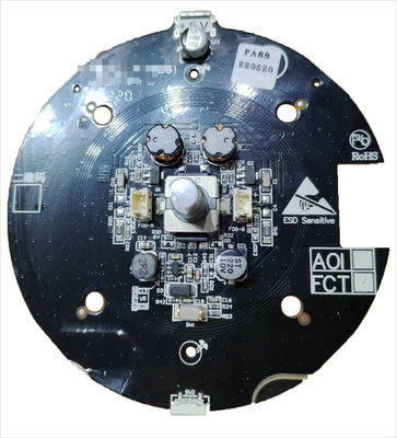 Harga yang pantas Prototype pcb assembly 2layer FR4 circuit board dengan Black and white soldermask untuk produk 3C on line
