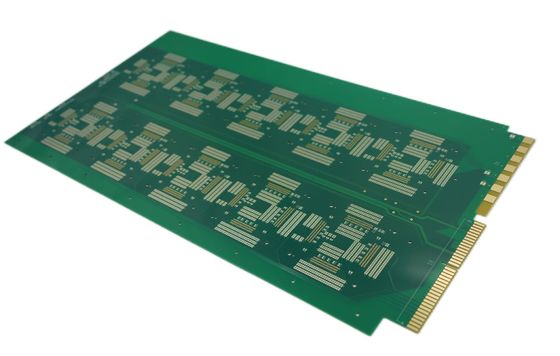 Harga yang pantas 4 Lapisan Rigid Printed Circuit Board Tengah TG Ukuran Besar Dengan EING Dan Jari Emas on line