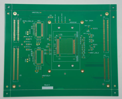 Harga yang pantas 8 Layer Custom PCB Boards High TG EING Nickel-Palladium Resin Plug dan teknologi kontrol impendans on line