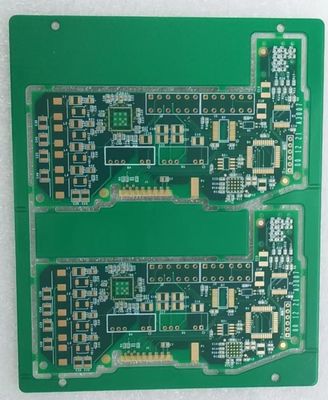Harga yang pantas ENIG 2u Green Soldermask Papan sirkuit cetak kaku, Papan PCB khusus untuk produksi massal industri mobil on line